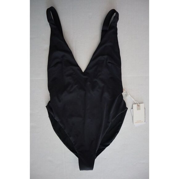 Good American GSW0294 Women's Sz 2/M Black Lounge One-Piece Swimsuit - Picture 7 of 11
